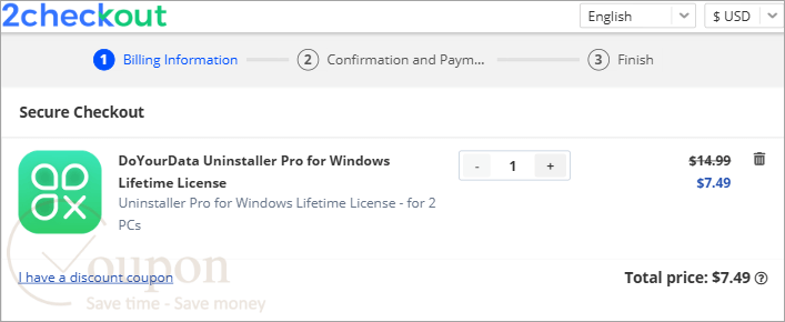 Doyourdata Uninstaller Pro Coupon Code