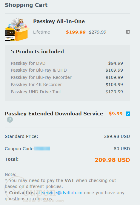 Dvdfab Passkey All In One Coupon Code