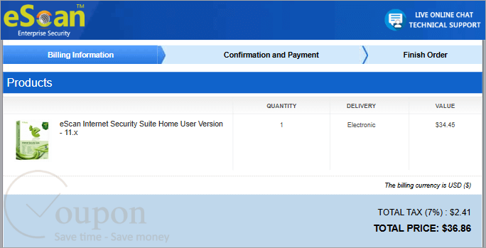 Escan Internet Security Suite Coupon Code