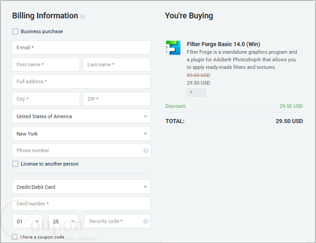 Filter Forge Coupon Code