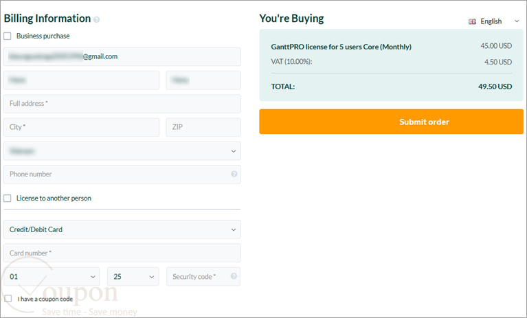 Ganttpro Coupon Code