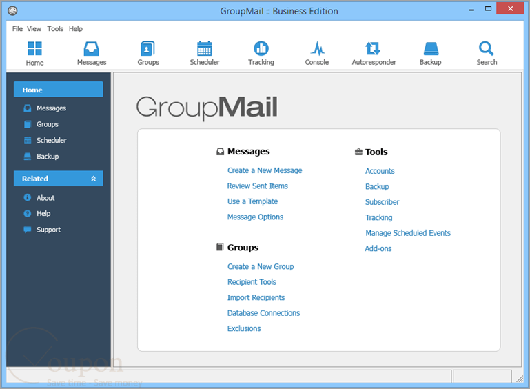 Groupmail Screenshot