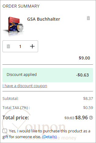 Gsa Buchhalter Coupon Code