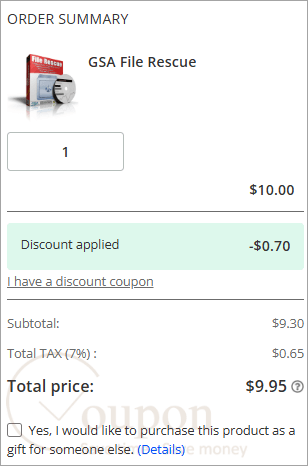 Gsa File Rescue Coupon Code