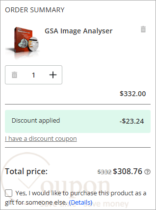Gsa Image Analyser Coupon Code