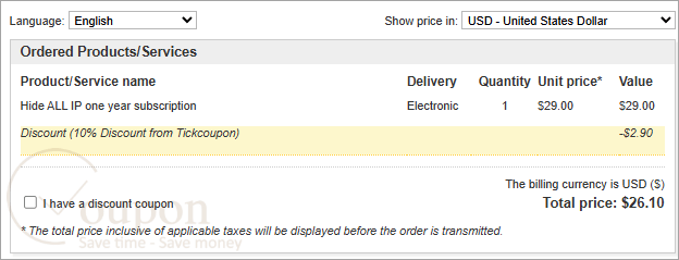 Hide All Ip Coupon Code