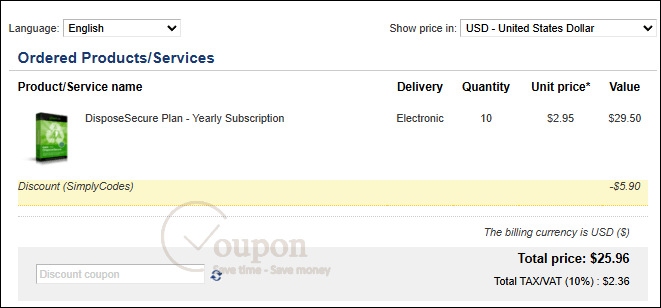 How To Use East Tec Disposesecure Coupon
