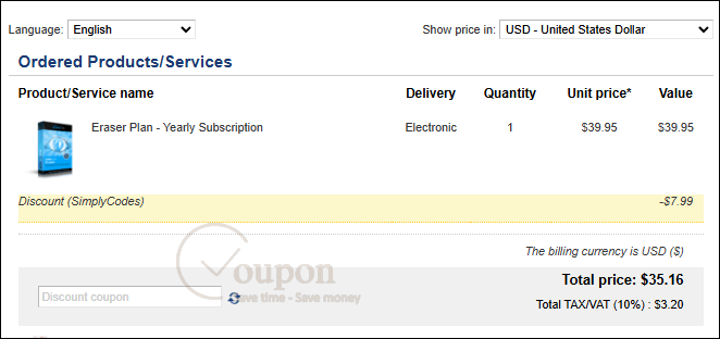 How To Use East Tec Eraser Coupon