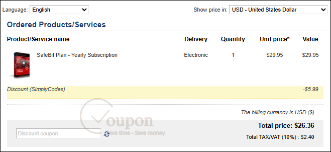 How To Use East Tec Safebit Coupon