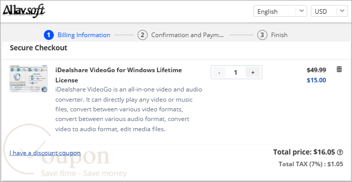 Idealshare Videogo Coupon Code
