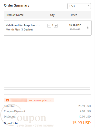 Kidsguard For Snapchat Coupon Code