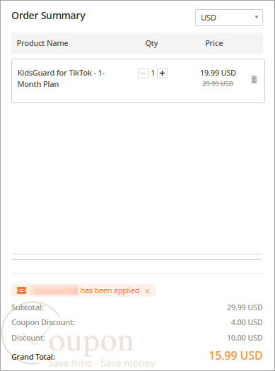Kidsguard For Tiktok Coupon Code