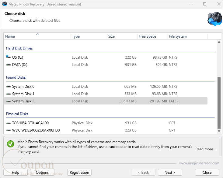 Magic Photo Recovery Screenshot