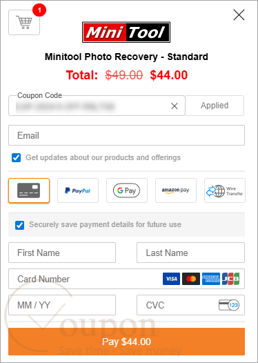 Minitool Photo Recovery Coupon Code