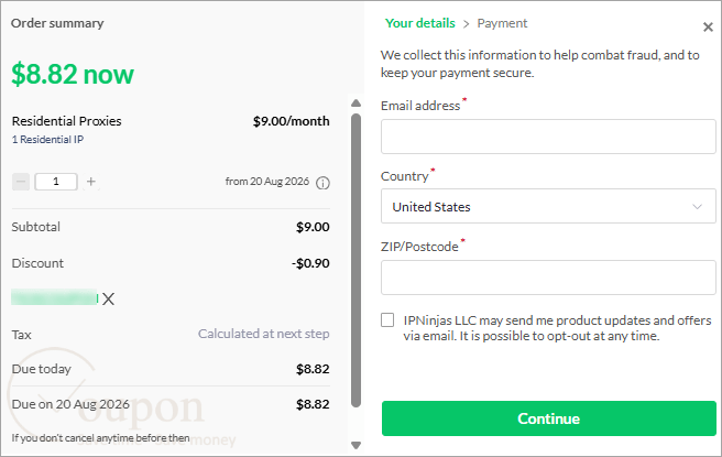 Ninja Proxy Coupon Code