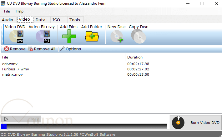 Pcwinsoft Ezburner Screenshot