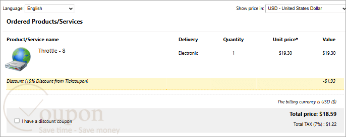 Pgware Throttle Coupon Code