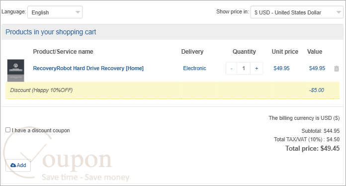 Recoveryrobot Hard Drive Recovery Coupon Code