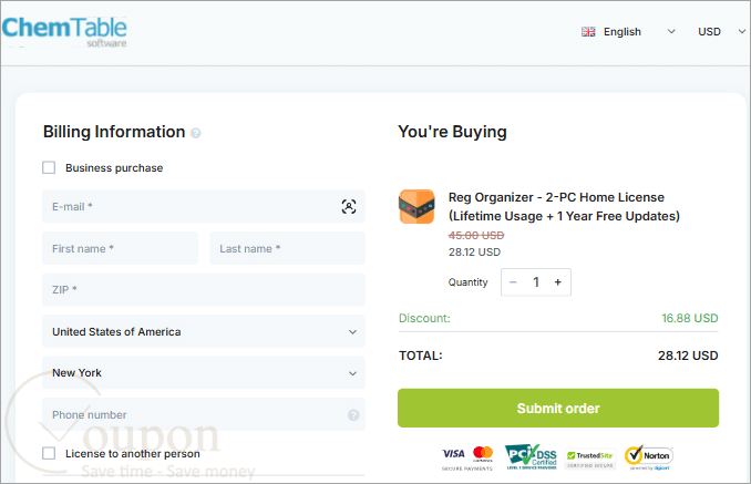 Reg Organizer Coupon Code