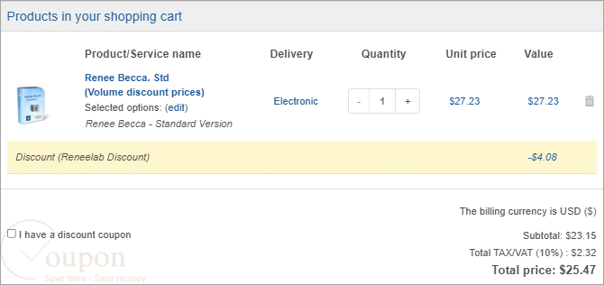 Renee Becca Coupon Codes