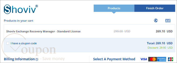 Shoviv Exchange Recovery Manager Coupon Code