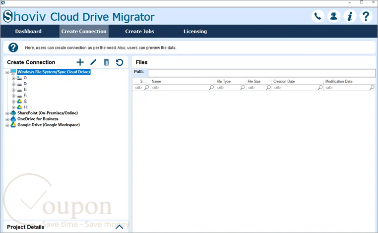 Shoviv Google Drive Migrator Screenshot