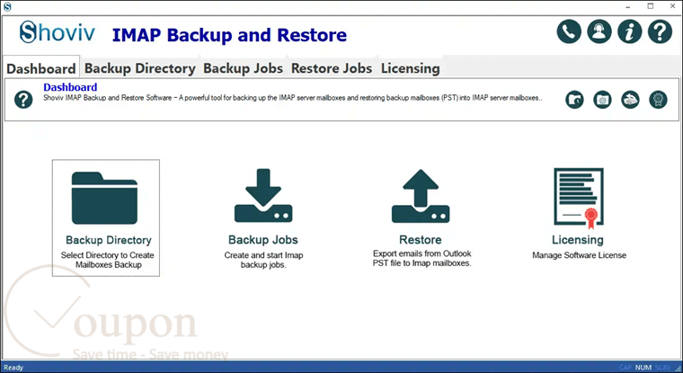 Shoviv Imap Backup And Restore Screenshot