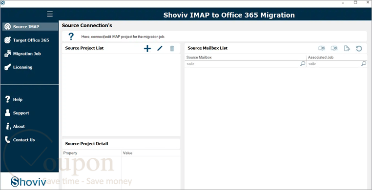 Shoviv Imap To Office 365 Migration Screenshot
