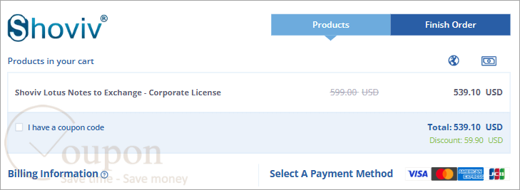Shoviv Lotus Notes To Exchange Coupon Code