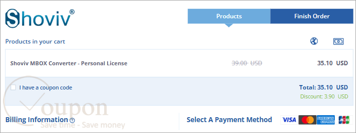 Shoviv Mbox Converter Screenshot