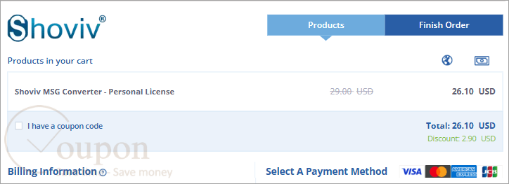 Shoviv Msg Converter Coupon Code