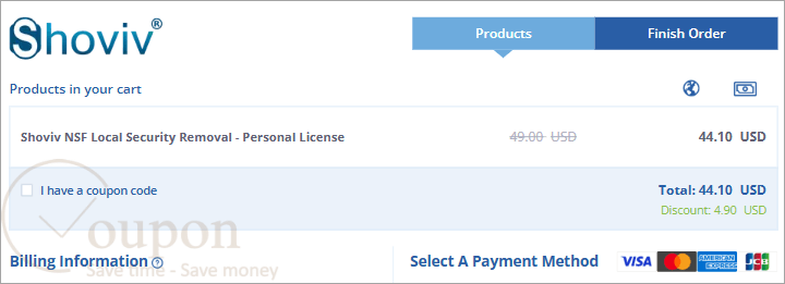 Shoviv Nsf Local Security Removal Coupon Code