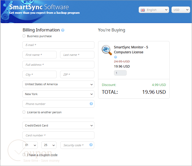 Smartsync Monitor Coupon Code