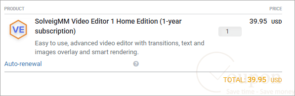 Solveigmm Video Editor Coupon