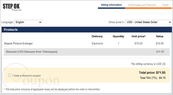 Stepok Picture Enlarger Coupon Code
