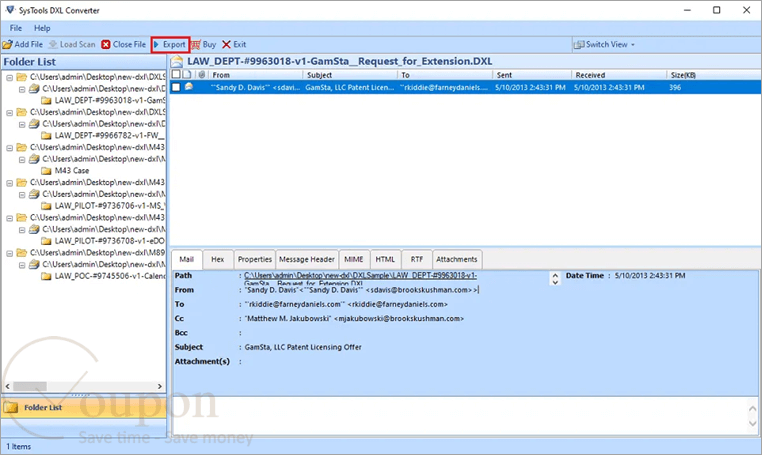 Systools Dxl Converter Screenshot