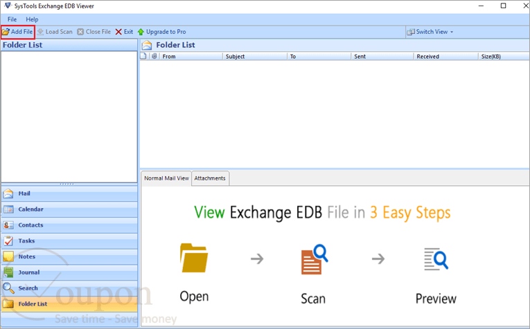 Systools Exchange Edb Viewer Pro Screenshot