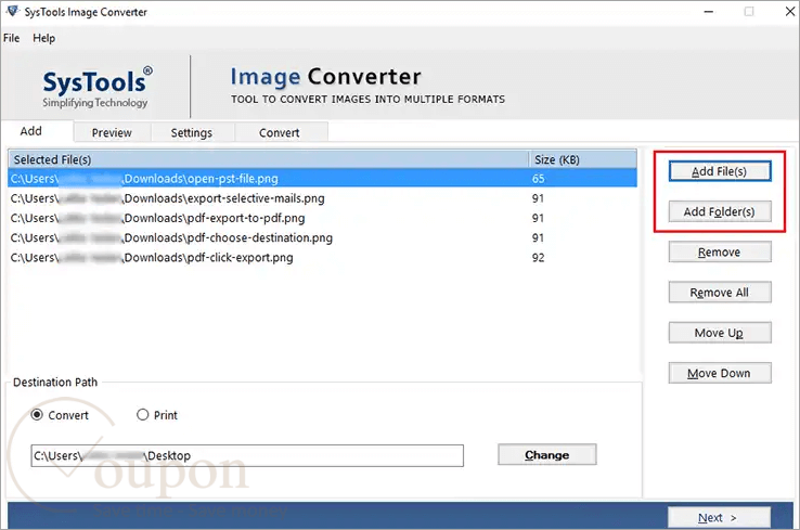 Systools Image To Pdf Converter Screenshot
