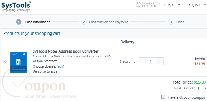 Systools Notes Address Book Converter Coupon Code