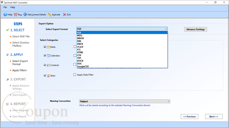 Systools Nsf Converter Screenshot