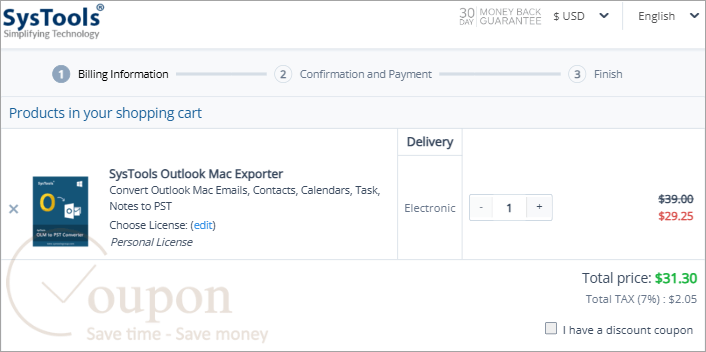 Systools Outlook Mac Exporter Coupon Code