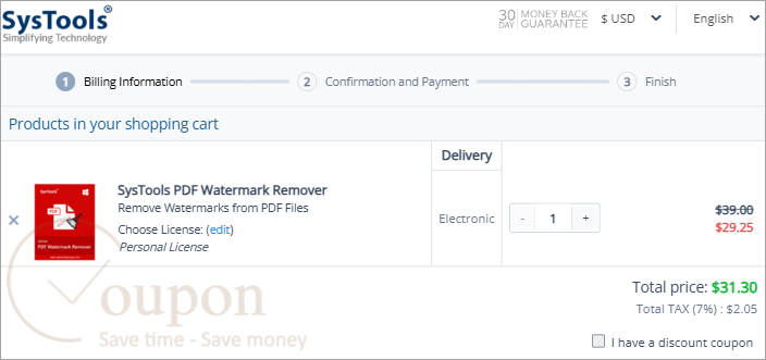 Systools Pdf Watermark Remover Coupon Code