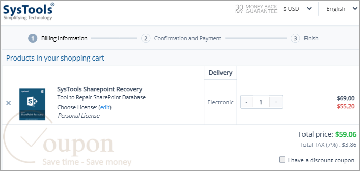 Systools Sharepoint Recovery Coupon Code