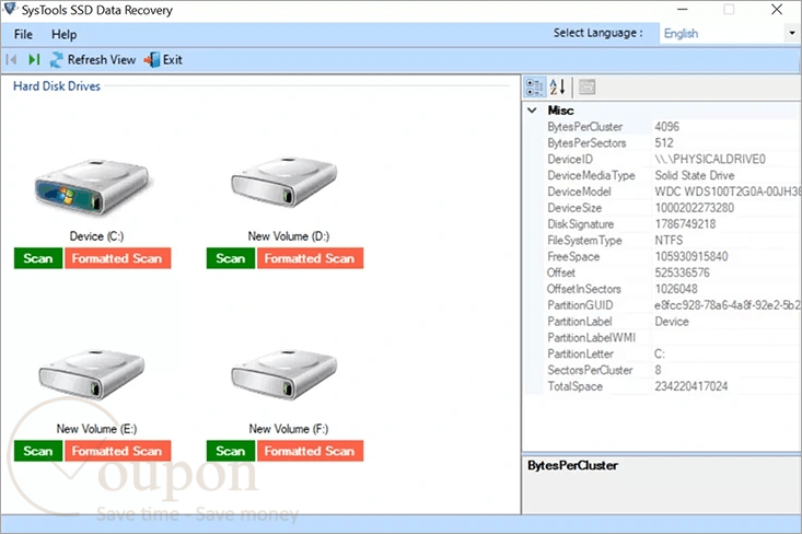 Systools Ssd Data Recovery Screenshot