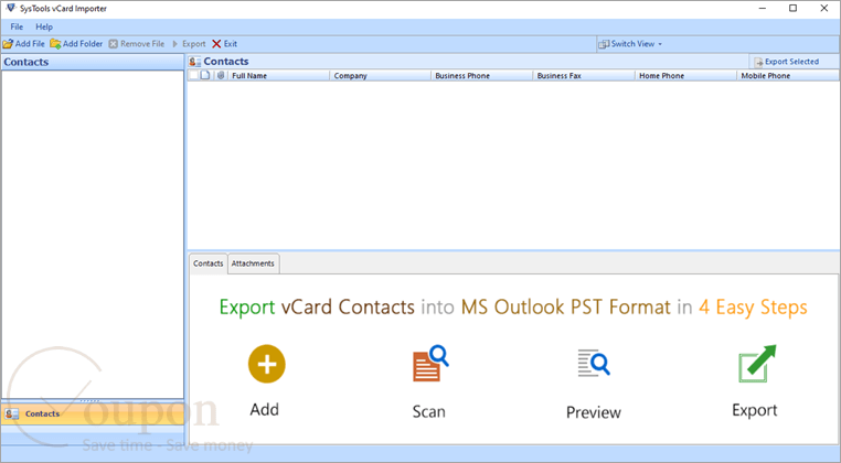 Systools Vcard Importer Screenshot