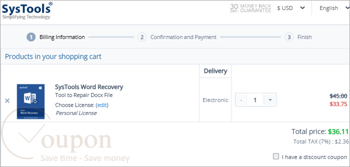 Systools Word Recovery Coupon Code