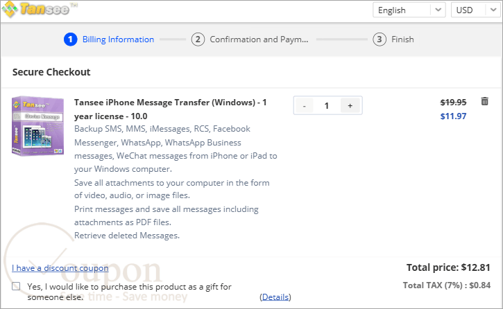Tansee Iphone Message Transfer Coupon Code