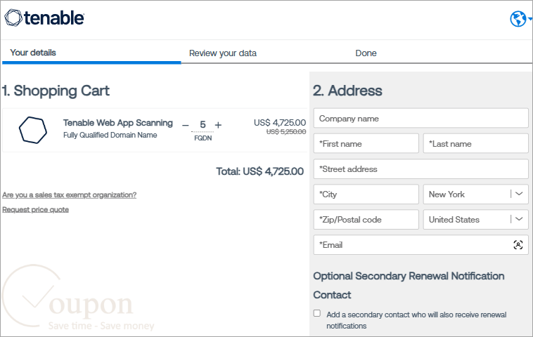 Tenable Web App Scanning Coupon Code