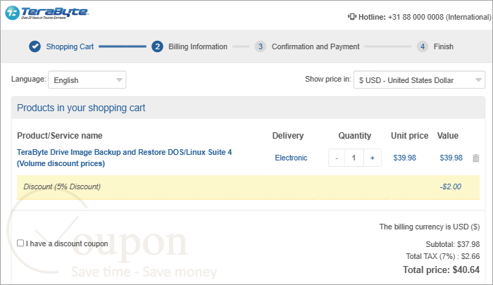 Terabyte Drive Image Backup And Restore Suite Coupon