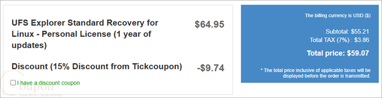 Ufs Explorer Standard Recovery For Linux Coupon Code